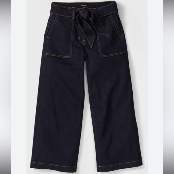 Guideboat Denim Co. Dark Wash Denim Wide Leg Jeans Size 8 - Picture 1 of 11